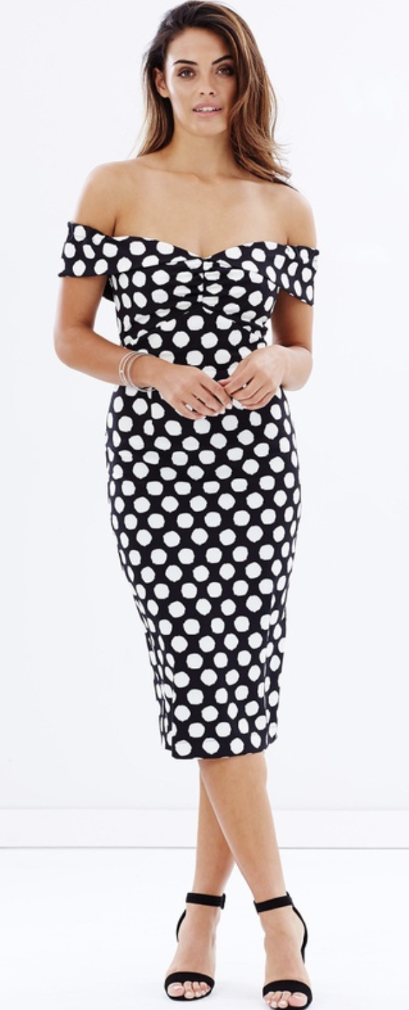 For rent a Pasduchas Vice Shoulder Midi Dress