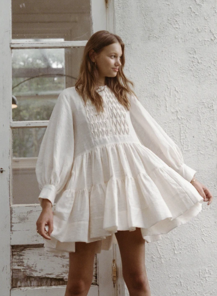 Loan a Shona Joy Margaux Tuxedo Shirt Dress