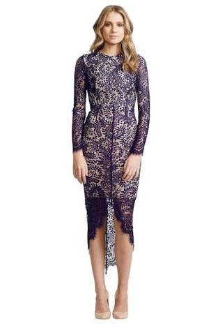 For rent a Elle Zeitoune Alicia Navy Dress