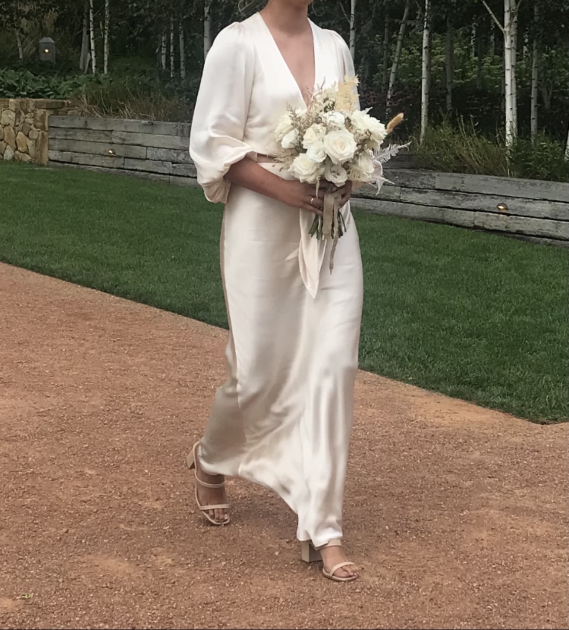 Affordable Shona Joy La Lune Bias Maxi Skirt And La Lune Tie Front Blouse Cream