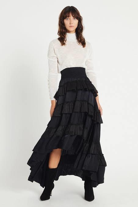 Loan a Aje El Paso Tiered Maxi Skirt