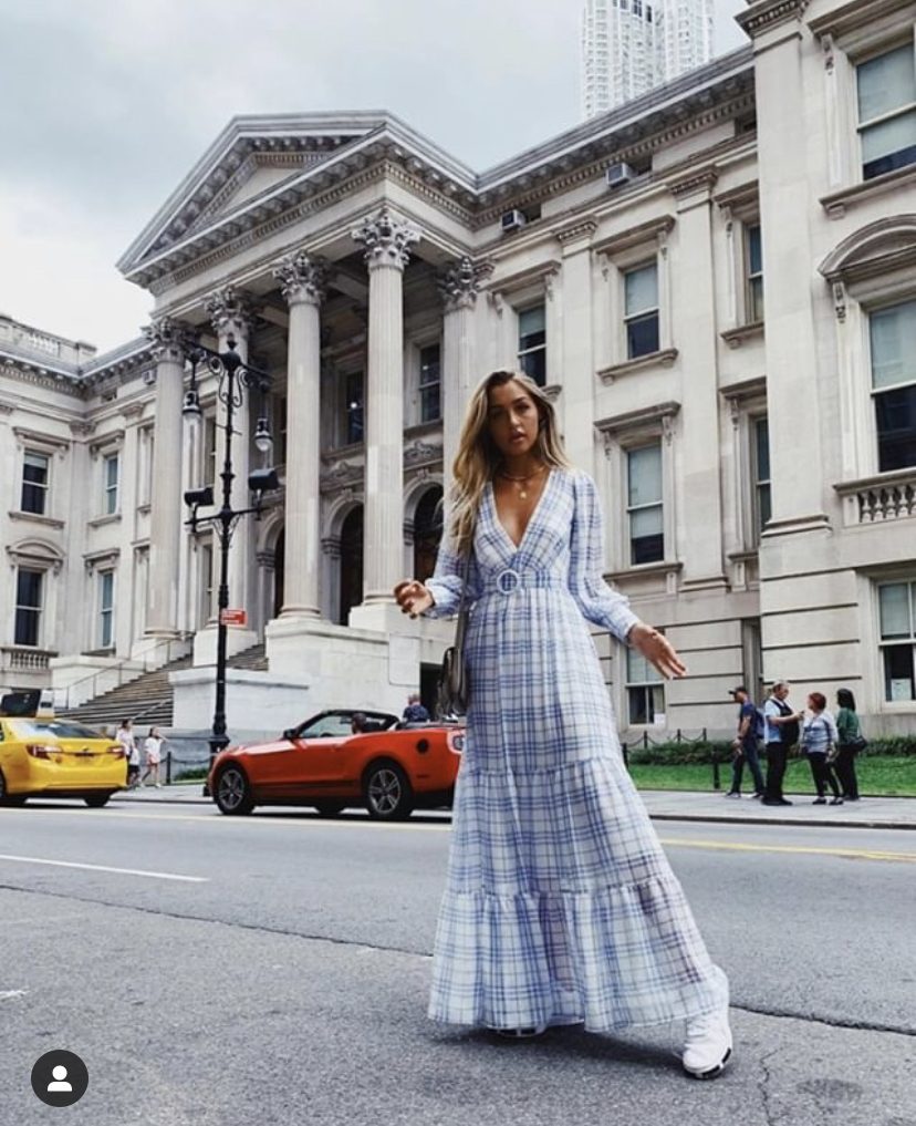 Loan a Bec & Bridge Alexa Long Sleeve Midi Dress