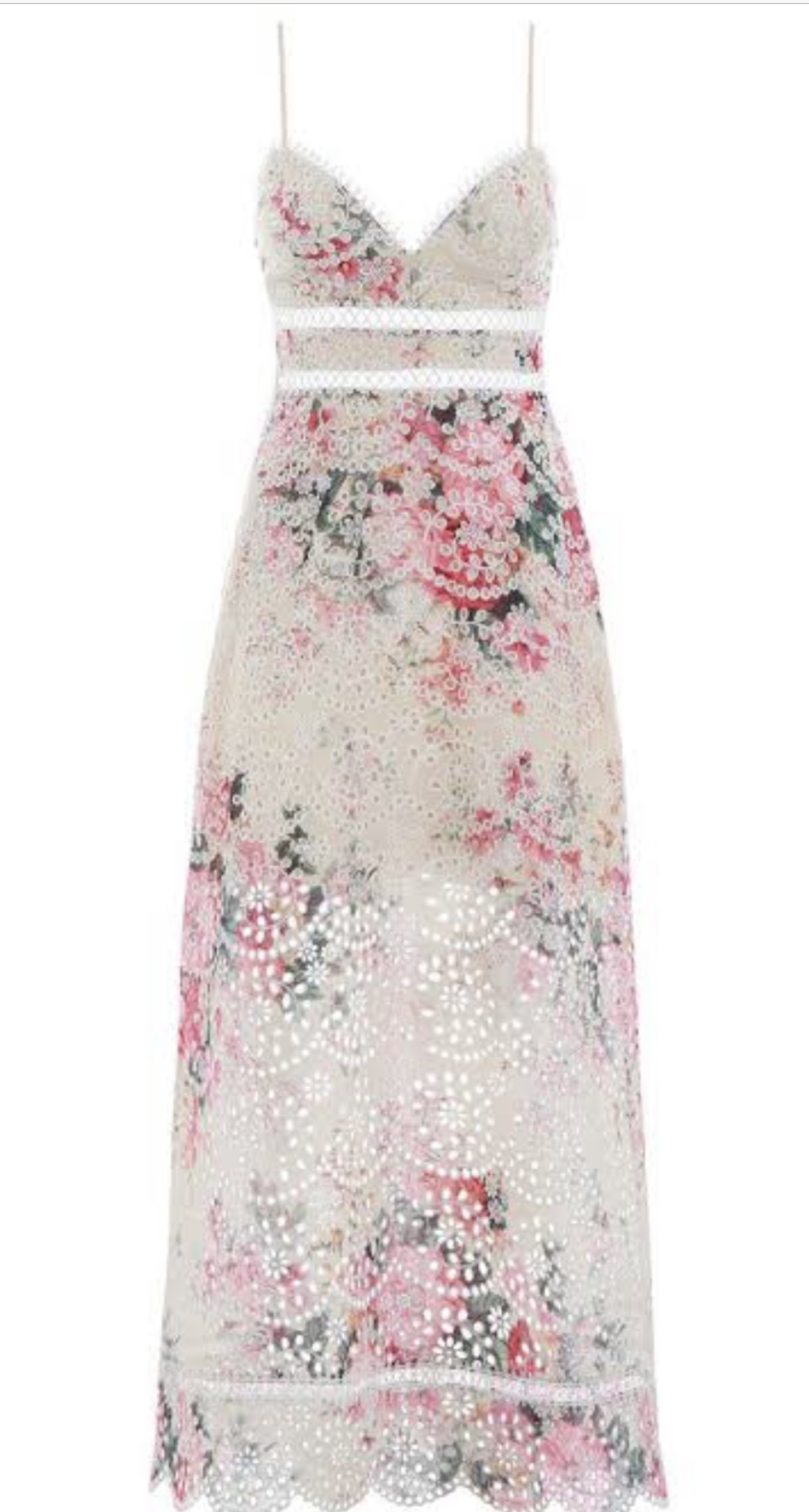 Formal rental Zimmermann Laelia Diamond Bralette Dress