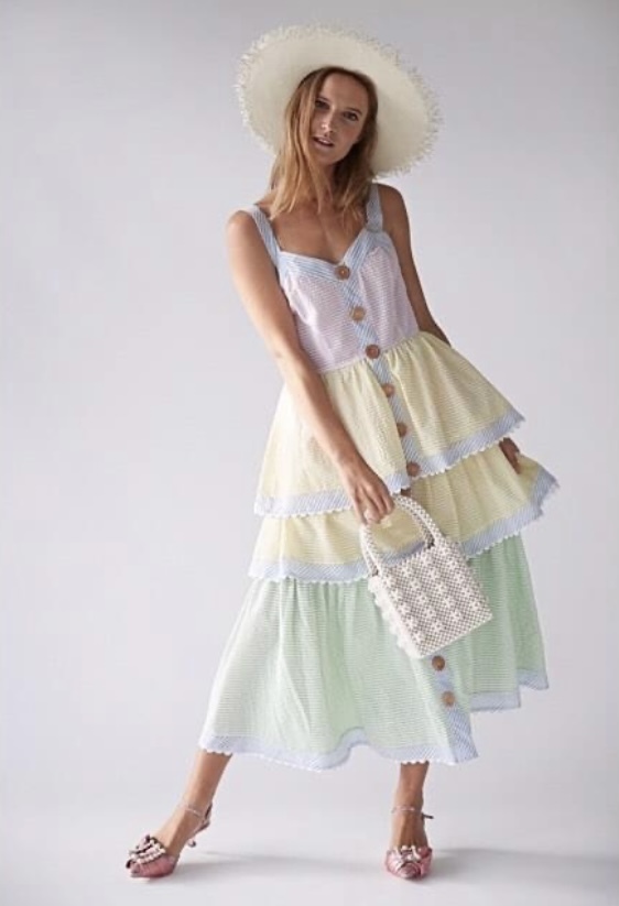 Formal rental Binny David Austin Seersucker Set