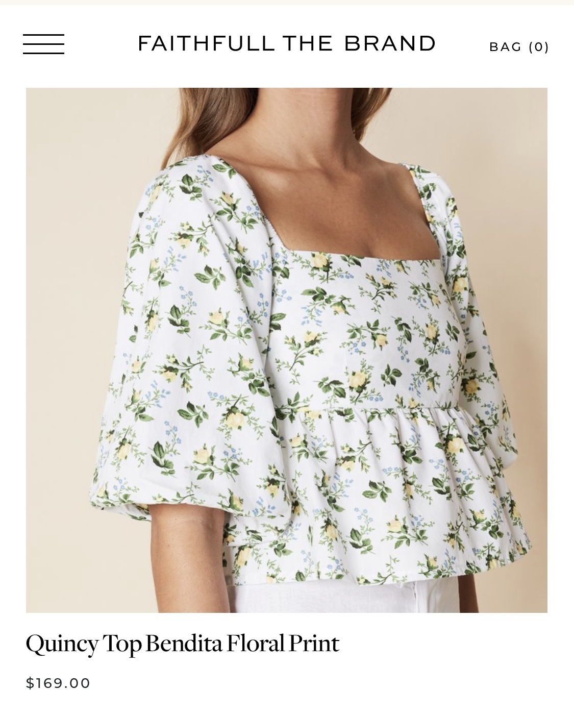 Faithfull The Brand Print to borrow