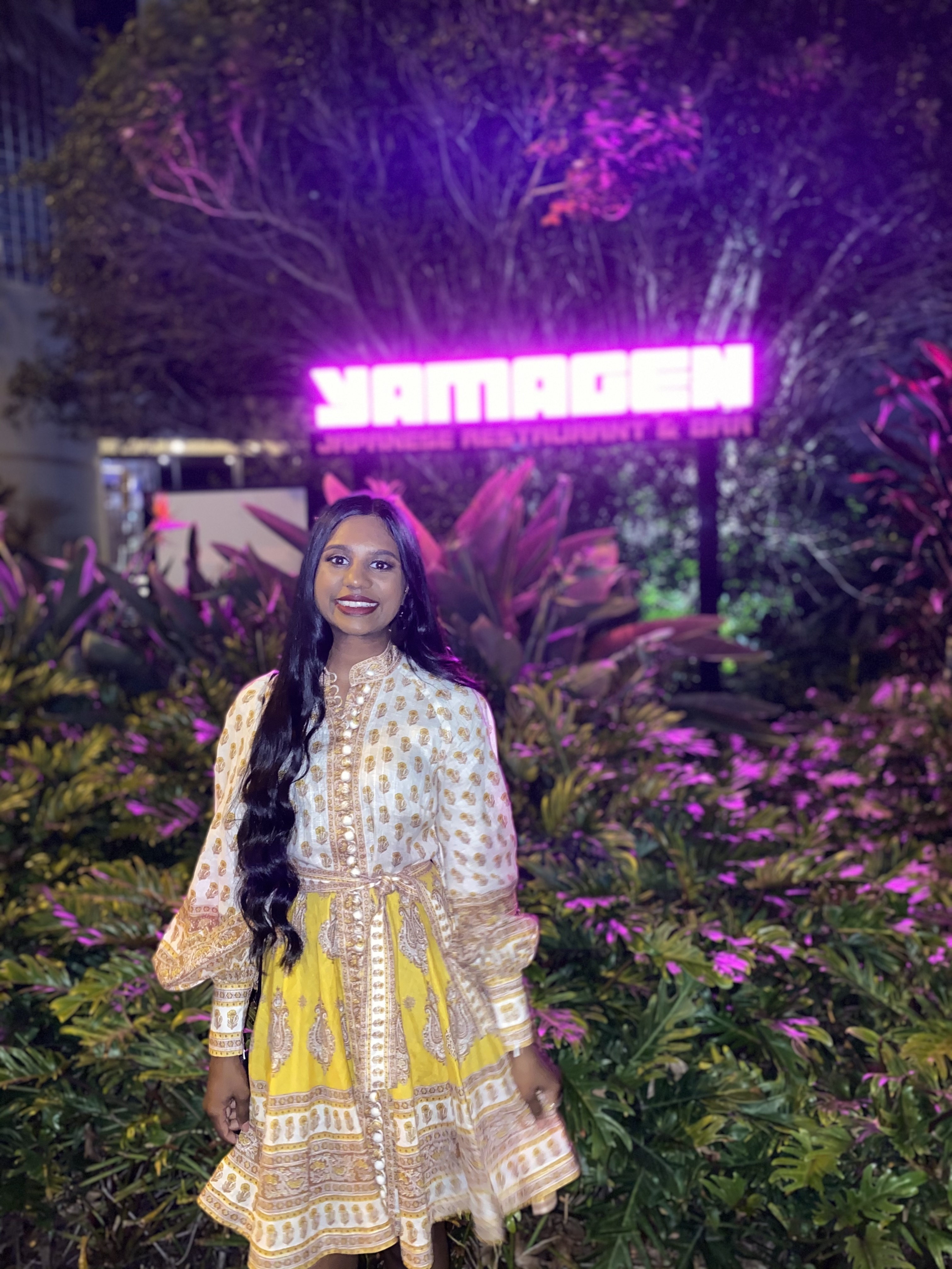 Rent a Zimmermann Zimmermann Bonita Buttoned Dress Mustard Paisley