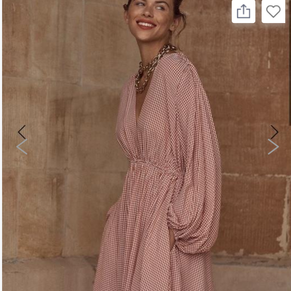 Loan a Scanlan Theodore Gingham Low Back Maxi