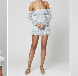 For rent a Winona Love Story Shirring Dress