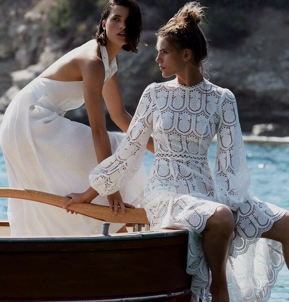 Loan a Zimmermann Wayfarer Embroidery Long Dress 0