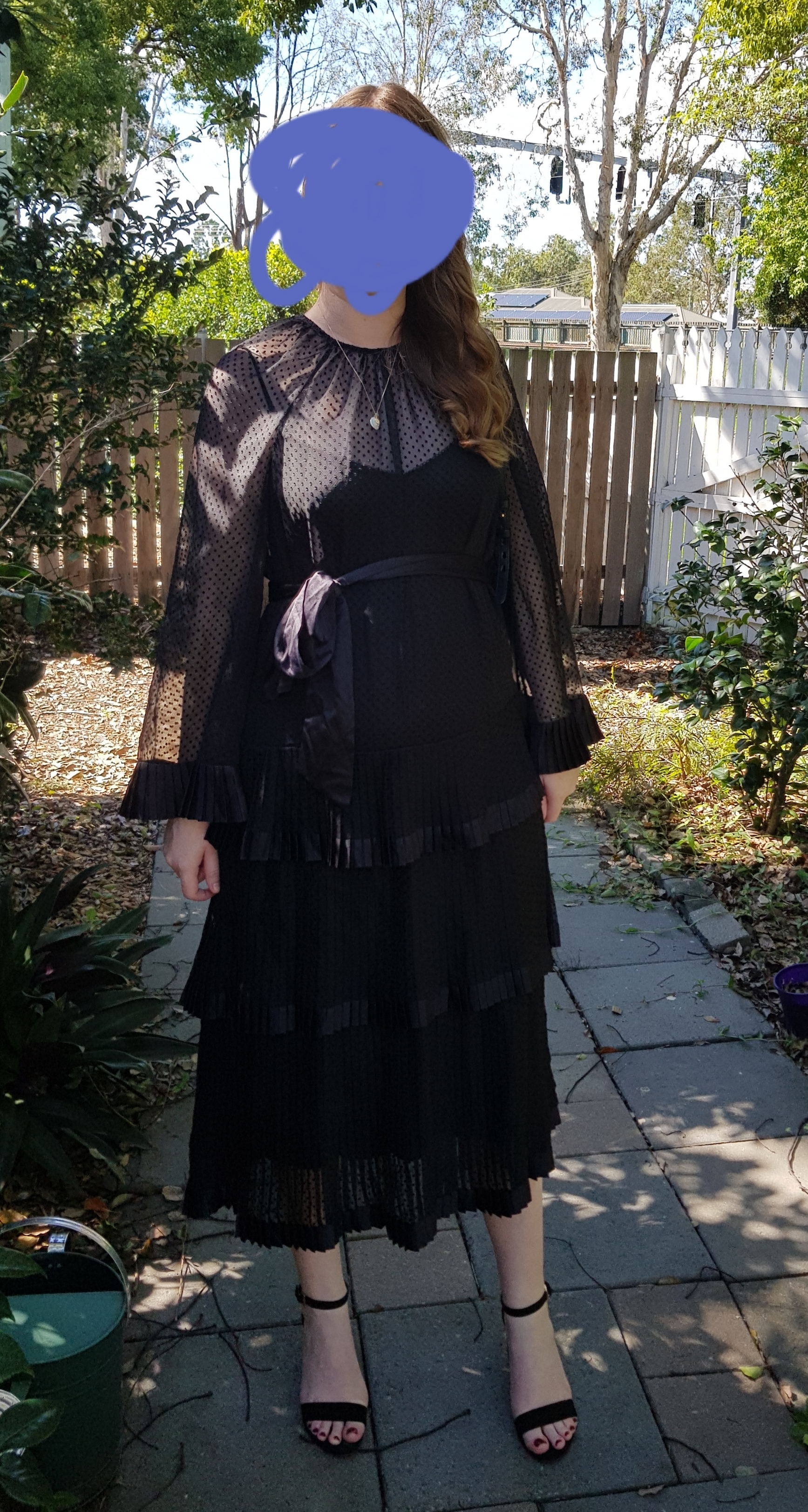 Formal rental Zimmermann Textured Flared Midi