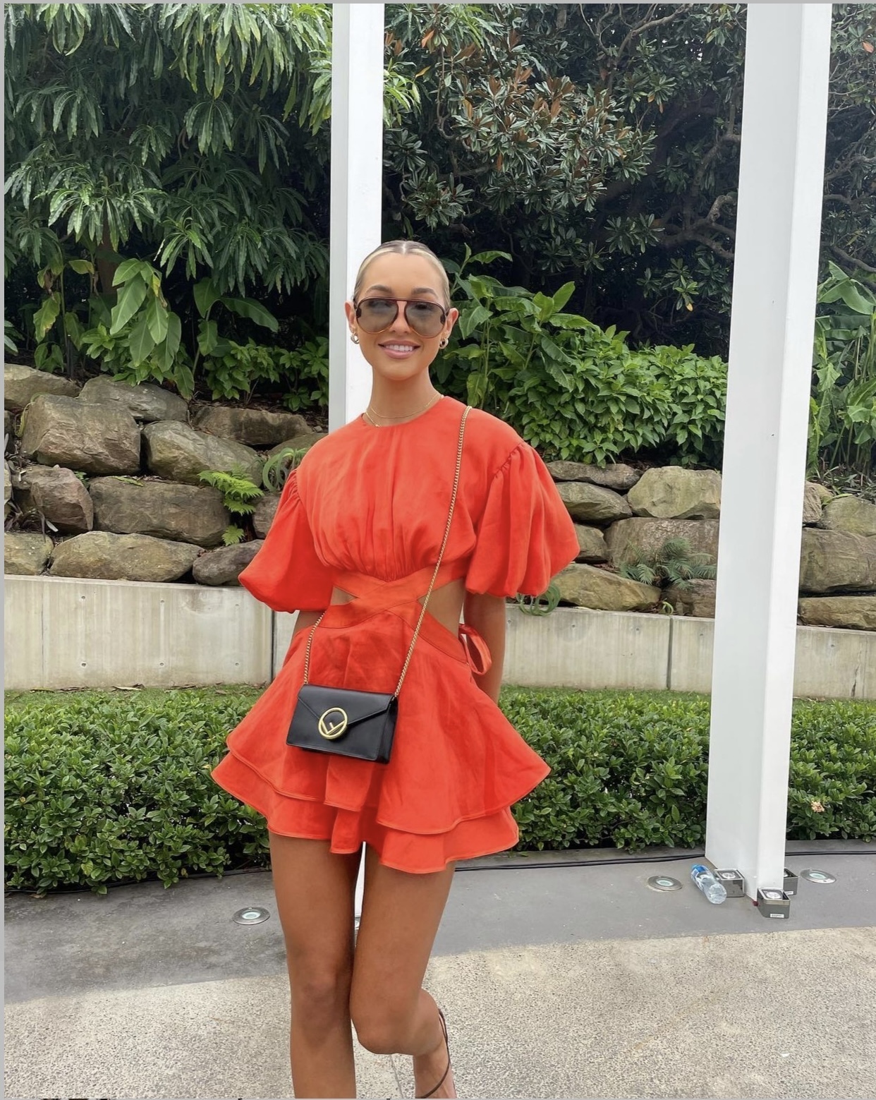 Rent a Aje Gracious Cut Out Mini Dress