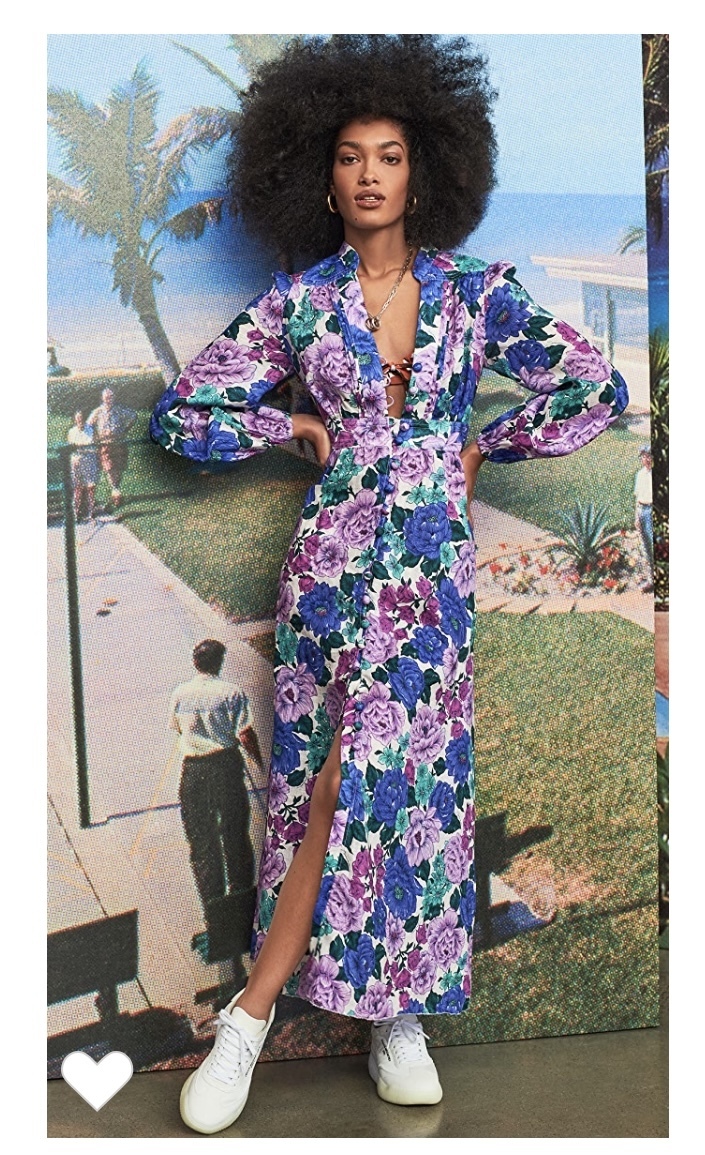 Loan a Zimmermann Poppy Plunge Midi Dress