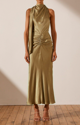 Designer rental Shona Joy Wright Scarf Dress