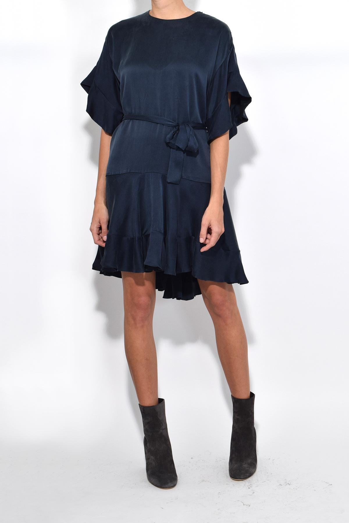 Rent a Zimmermann Sueded Flounce Dress