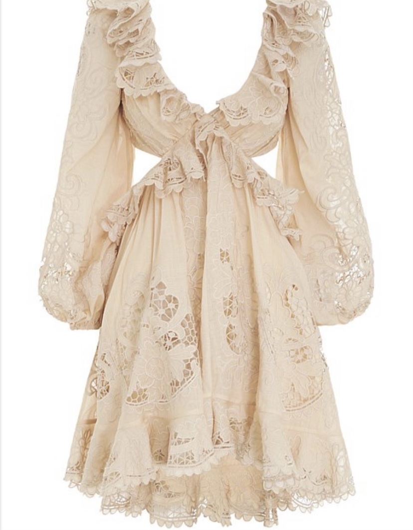 Rental Zimmermann Brighton Scallop Mini Dress