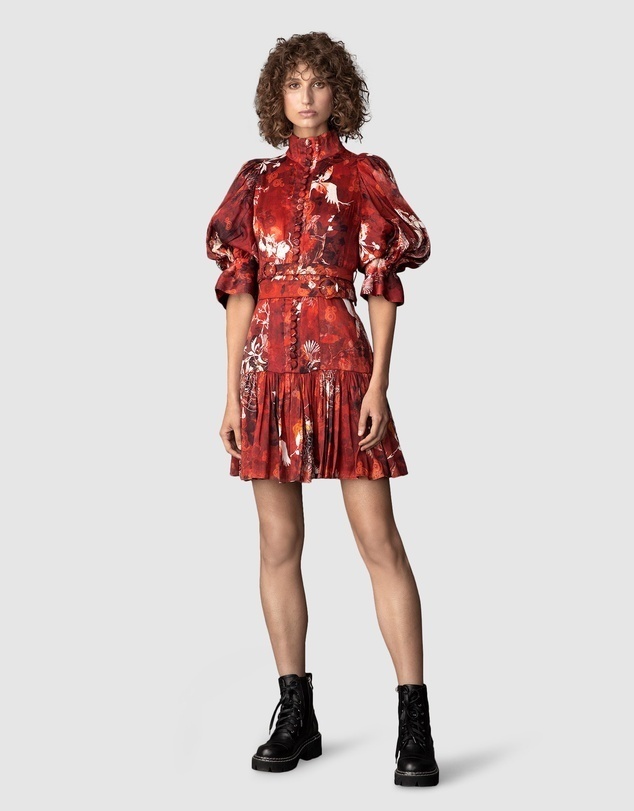 Rental Leo Lin Romantica Galaxy Short Dress