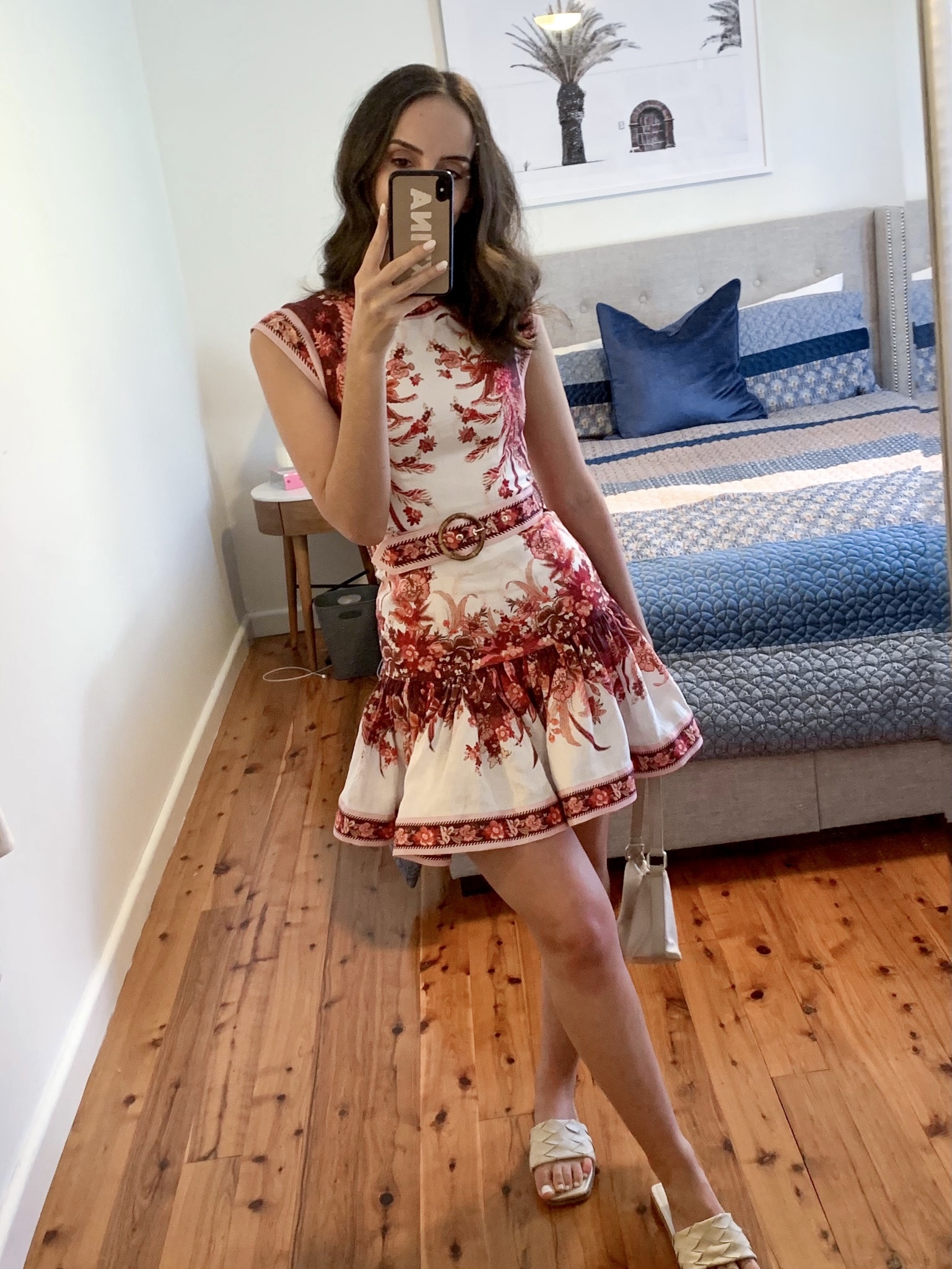 Formal rental Zimmermann Wavelength Fluted Mini Dress