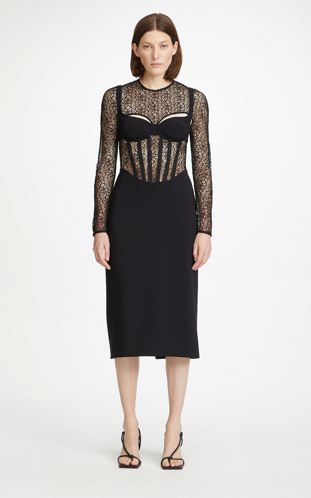 Rent a Dion Lee Contour Corset Longsleeve Dress