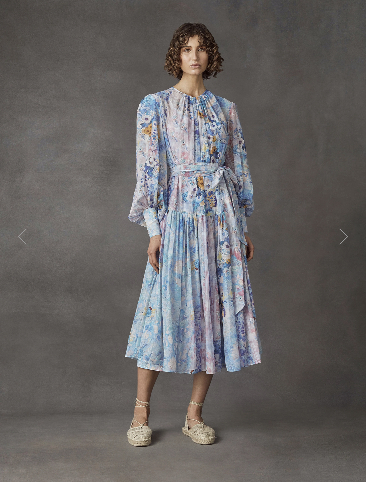 Loan a Leo Lin Daisy Silk Linen Dress