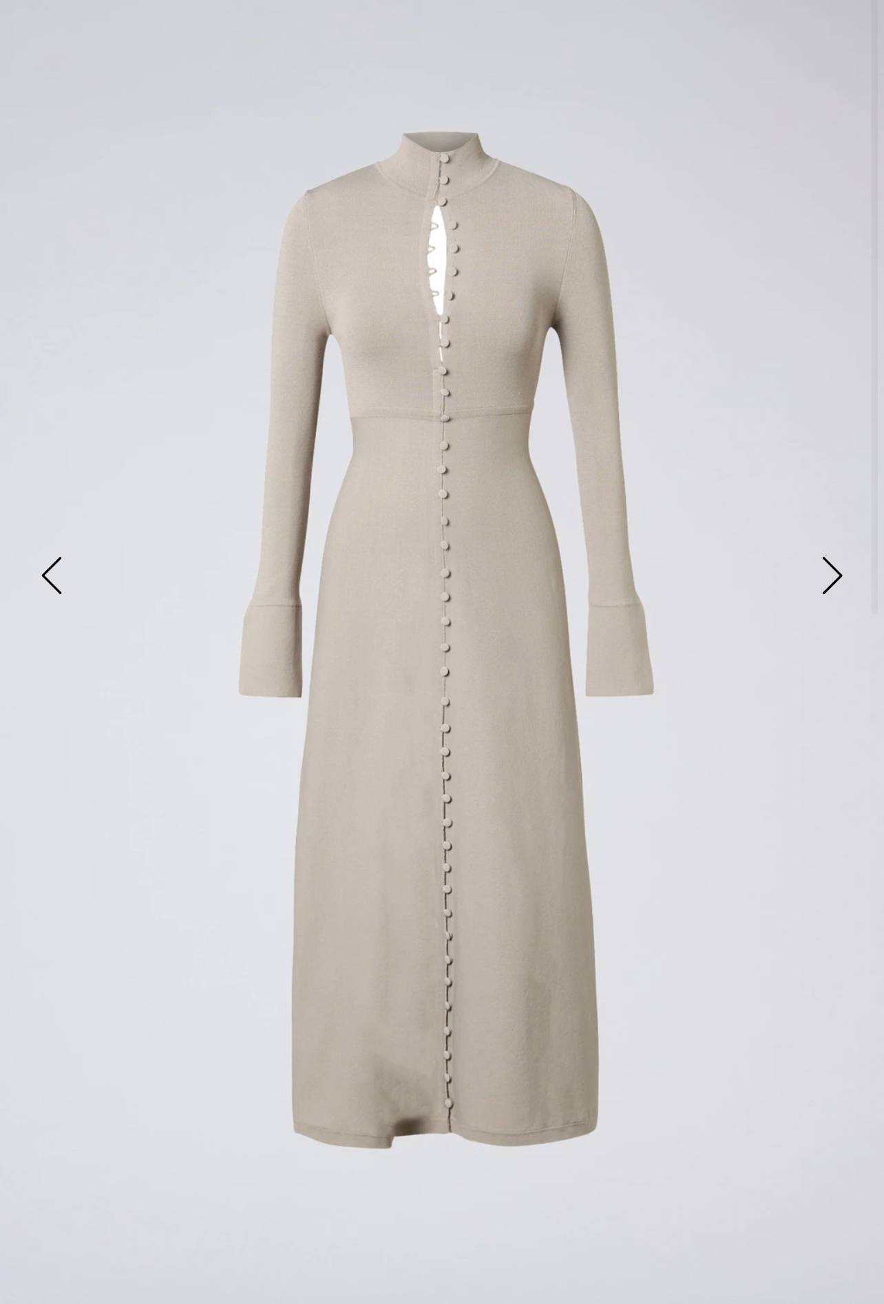 Hire a Scanlan Theodore Crepe Knit Button Polo Dress