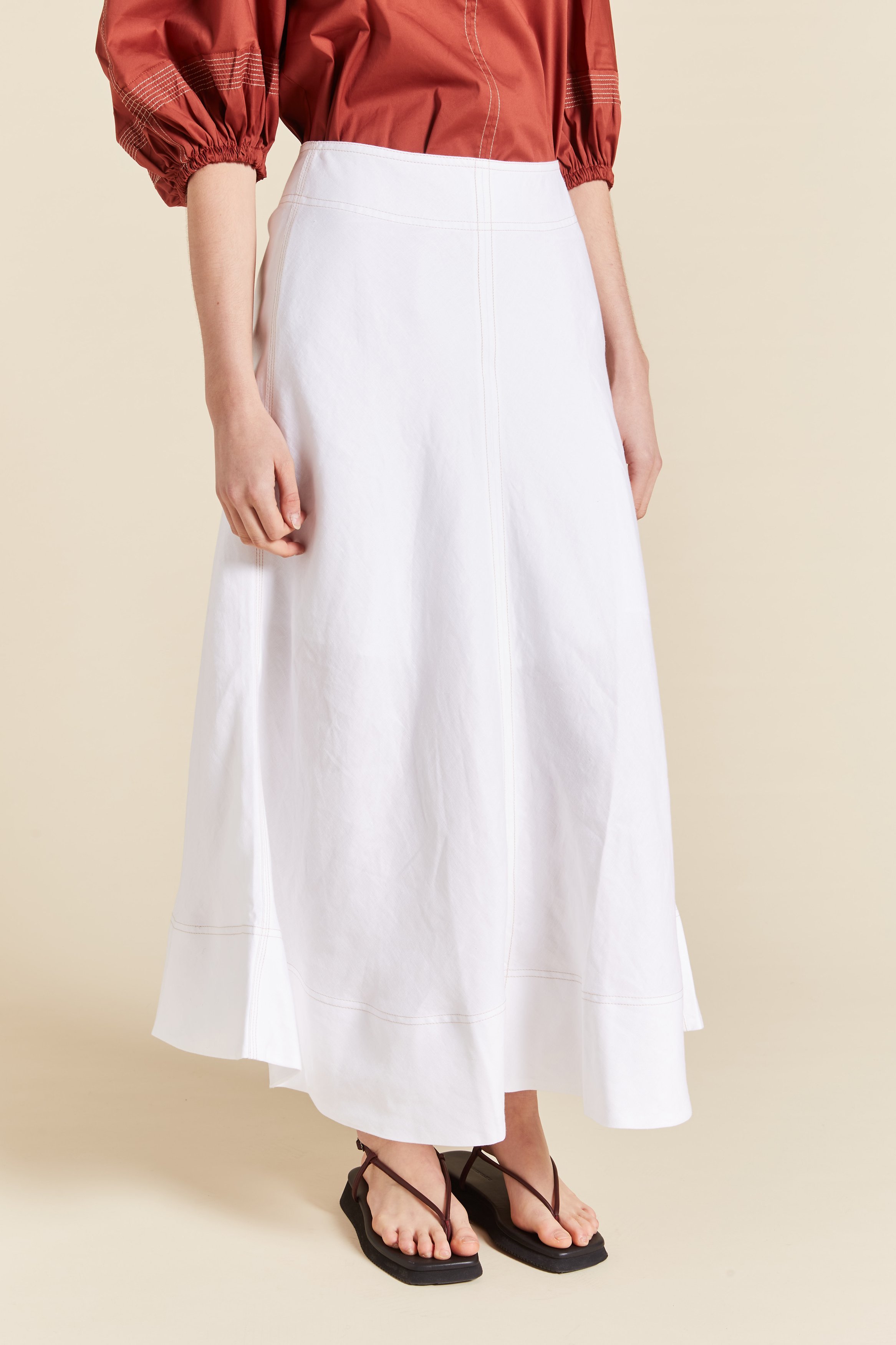 Borrow a Lee Matthews Nico Midi Skirt