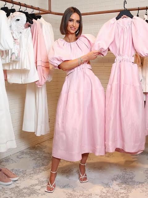 Designer rental Aje Aje Mimosa Dress Pink