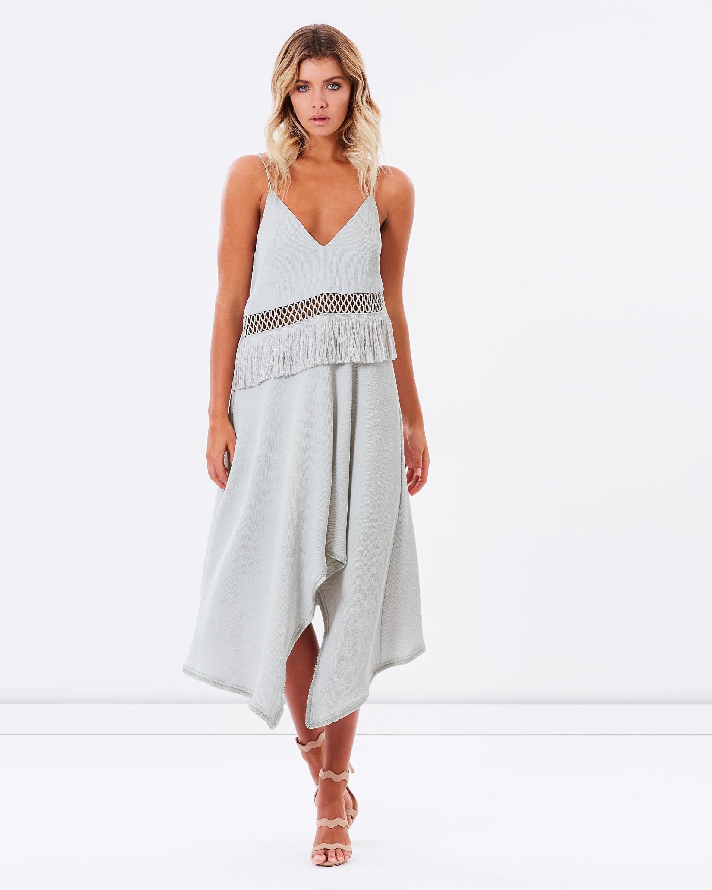 Hire a Talulah Elk Asymmetrical Hem Midi Dress