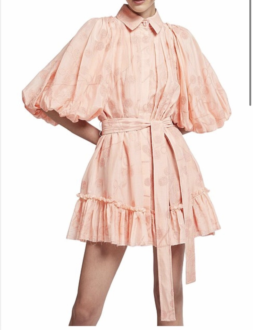 For rent a Aje Textural Mini Dress