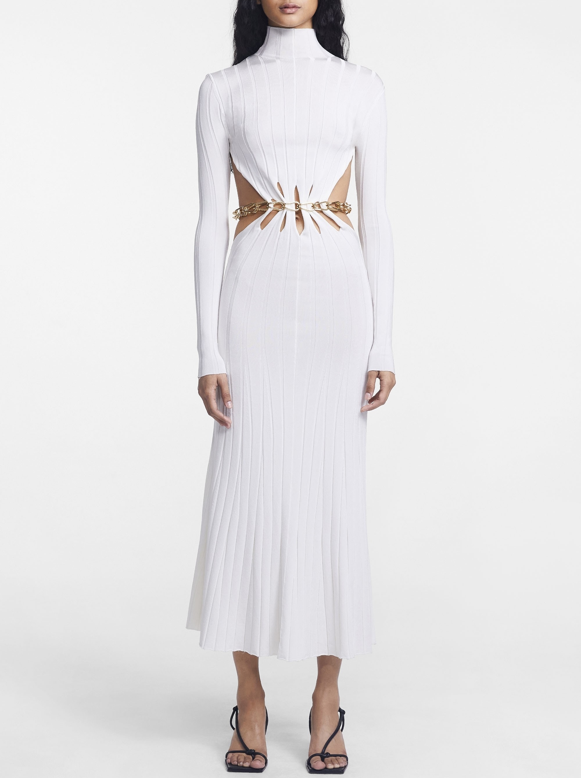 Hire a Dion Lee Chain Link Ls Dress (Ivory)