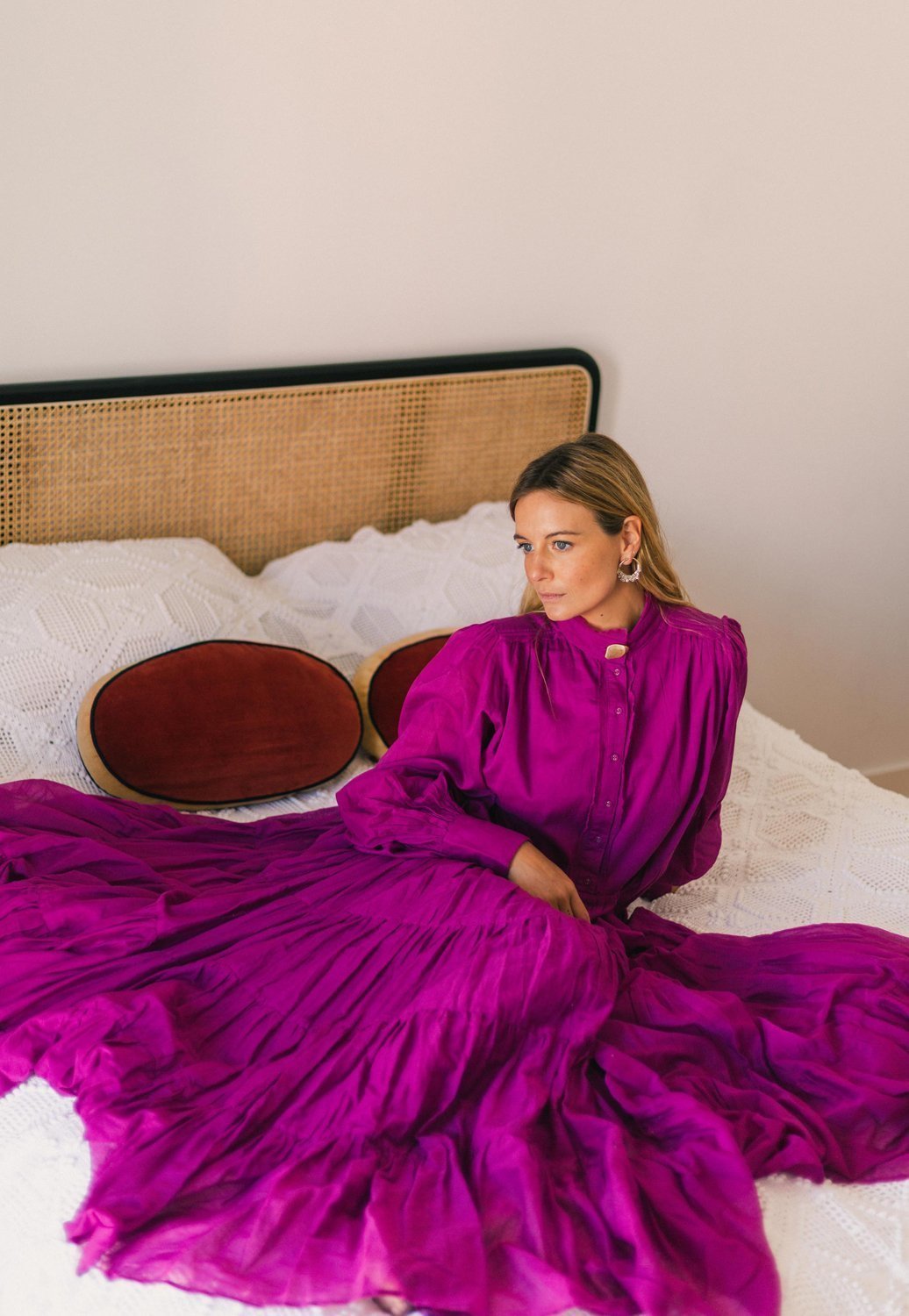 For rent a Aje Run Free Maxi Dress Fuchsia Size 4