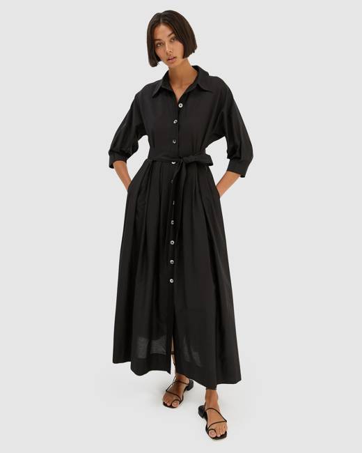 Hire a Saba Hera Silk Cotton Shirt Dress
