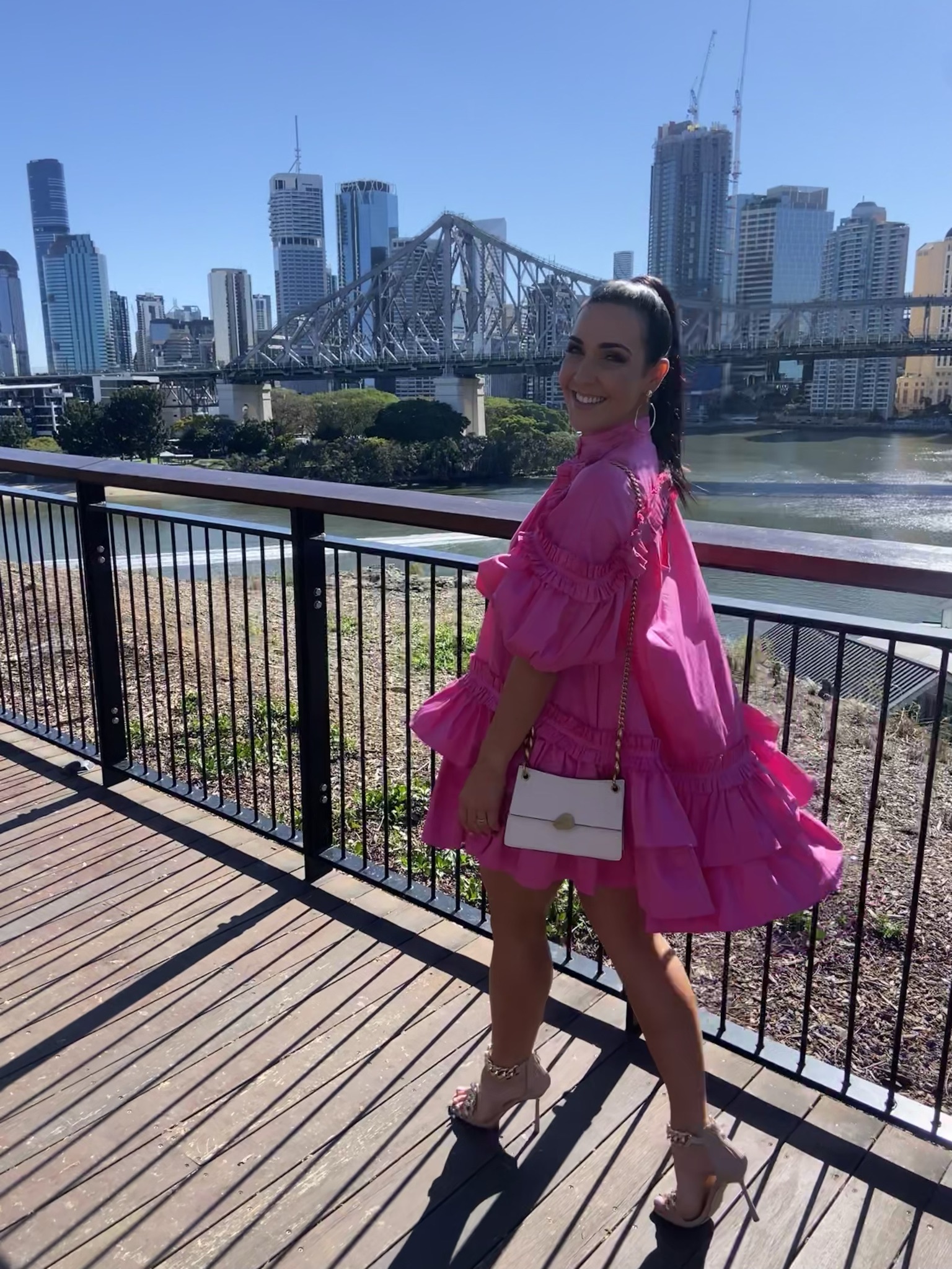 Designer rental Aje Heritage Mini Dress Pink