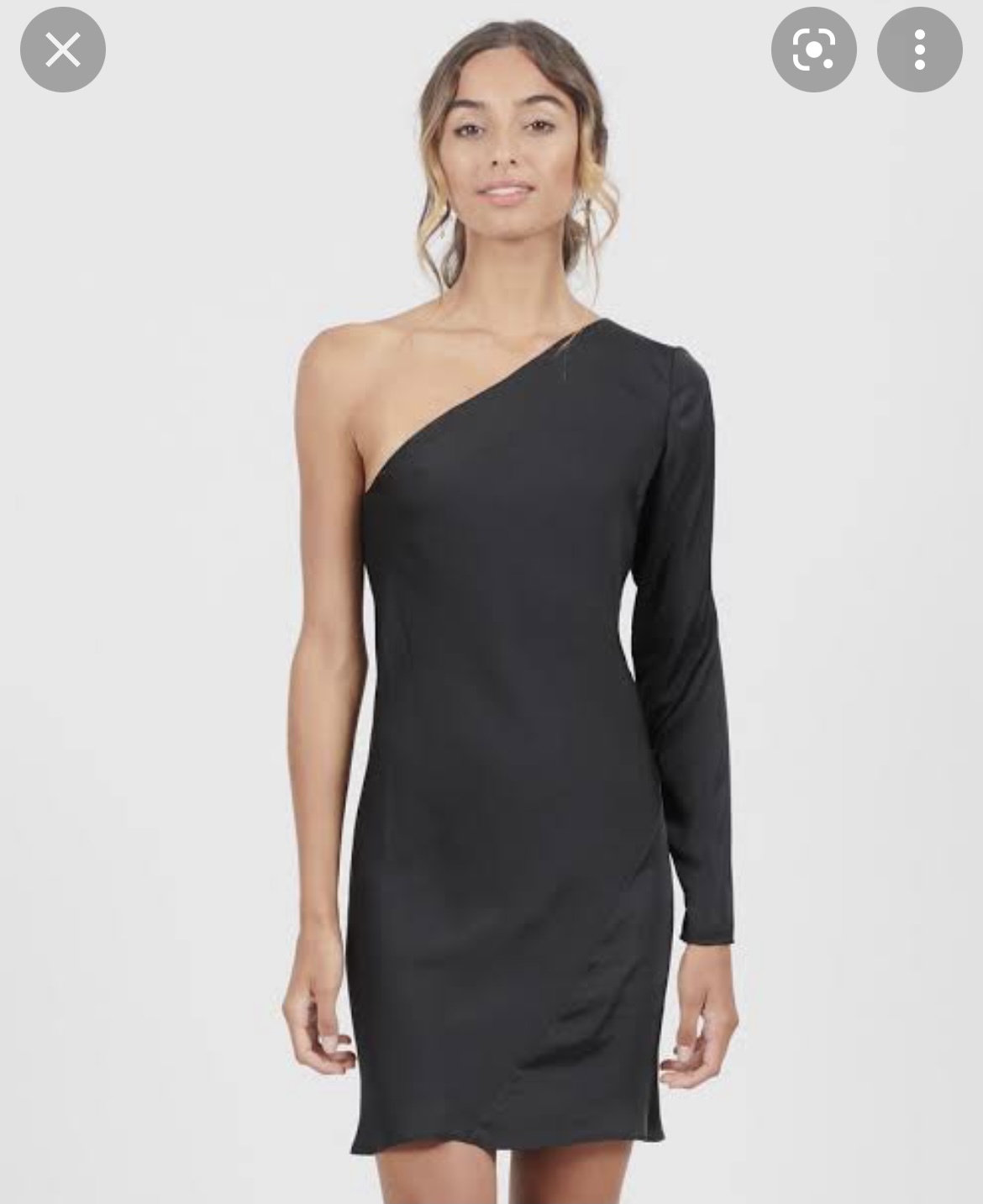Borrow a One Fell Swoop Penny Mini Dress Black Air