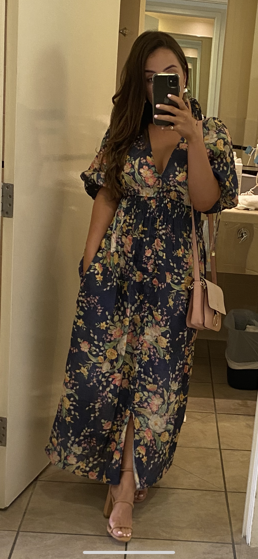 Formal rental Zimmermann Zinnia Shirred Waist Dress