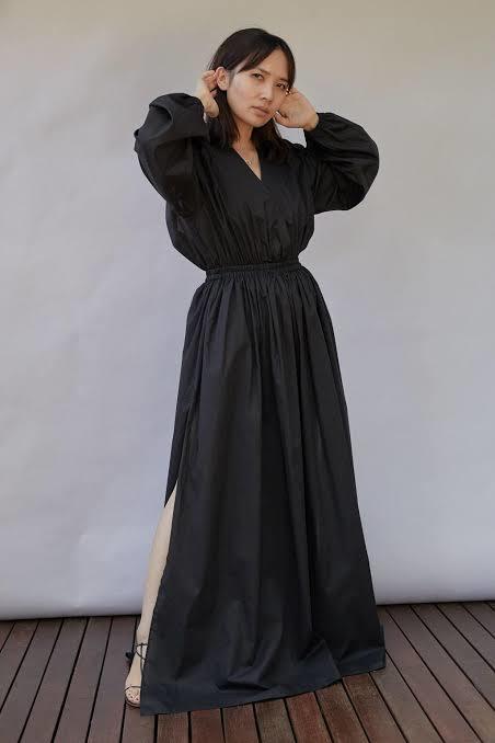 Loan a MATTEAU The Open Back Plunge Dress