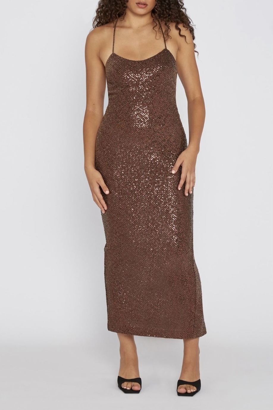 Affordable By Johnny Tess Cross Back Dress