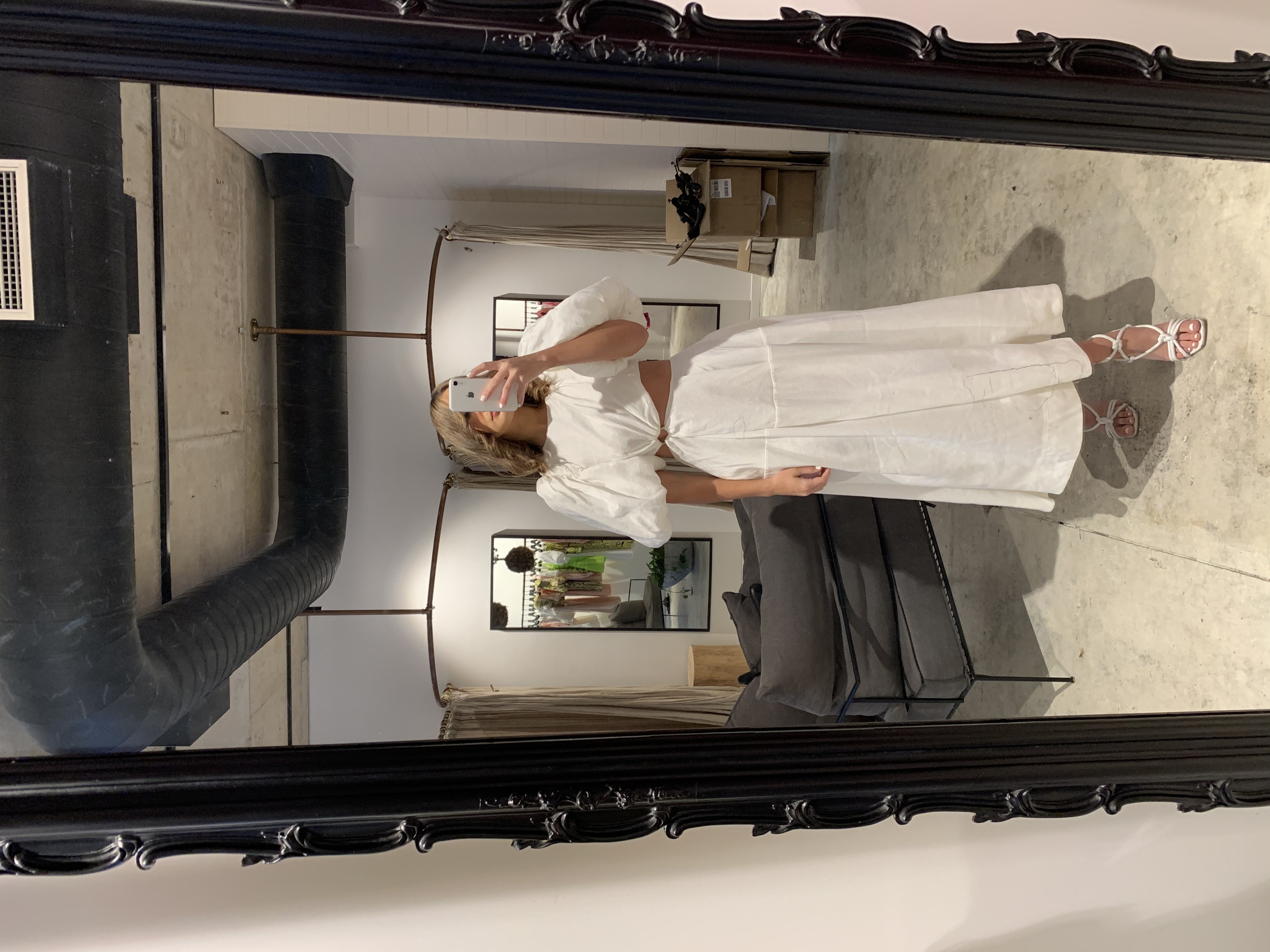 Formal rental Aje Vanades Cut Out Ring Midi Dress