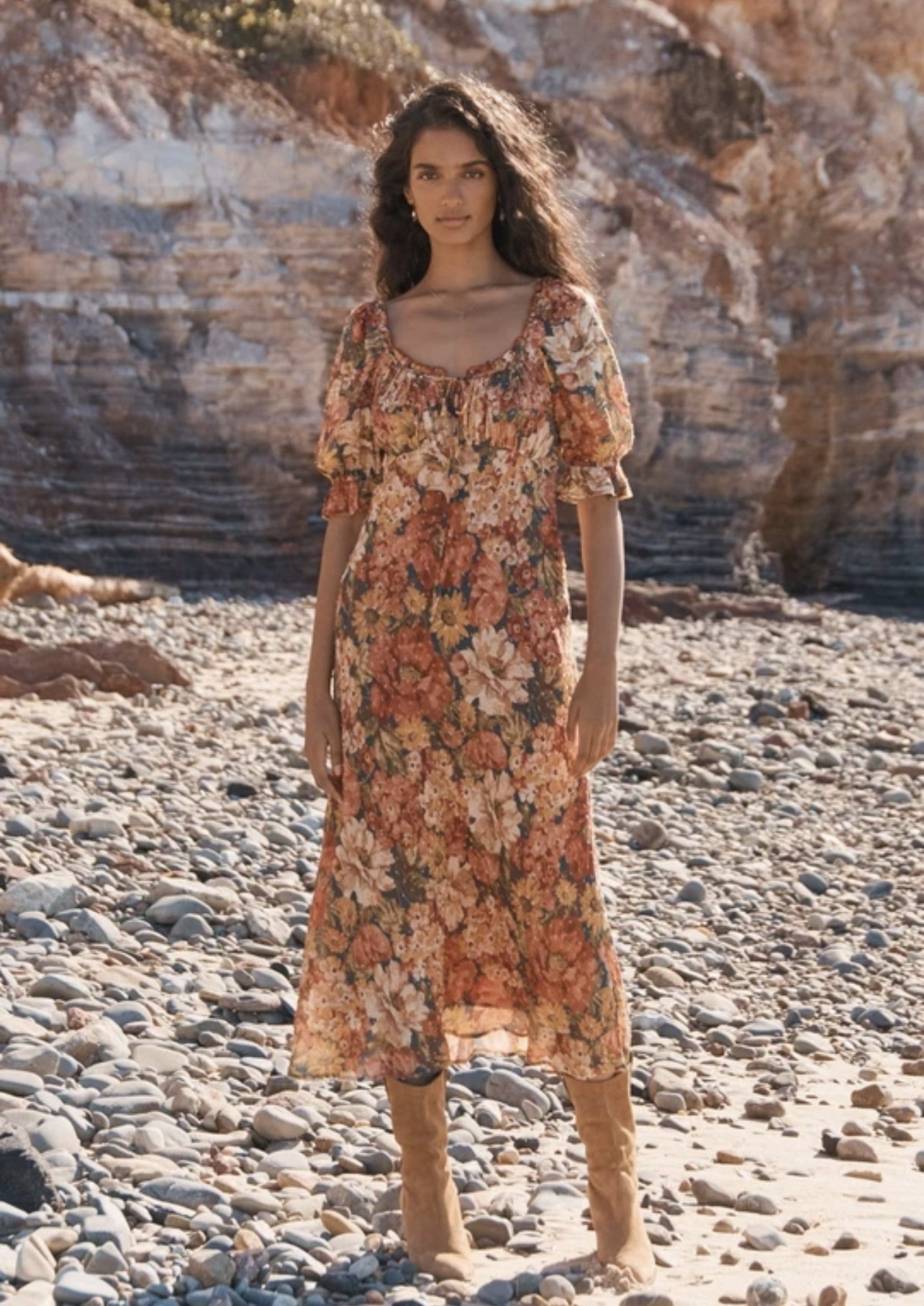 Borrow a Auguste Esther Jazz Midi Dress Emerald