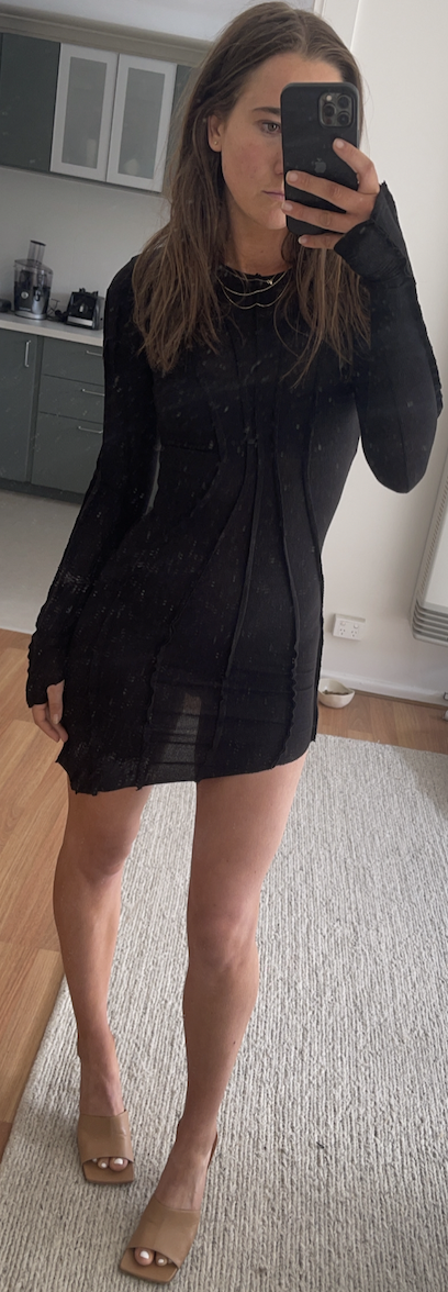 Rent a Sami Miro Vintage Asymmetric Long Sleeve Mini