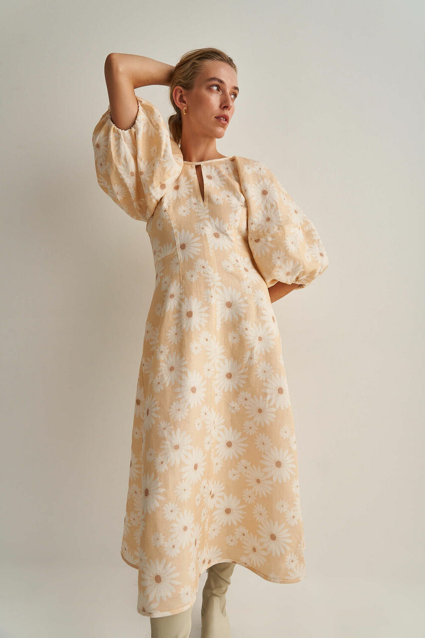 Designer rental Oroton Daisy Print Dress