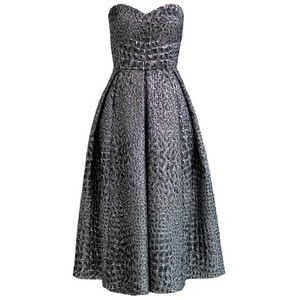 Rental Maticevski Metallic Dress Strapless