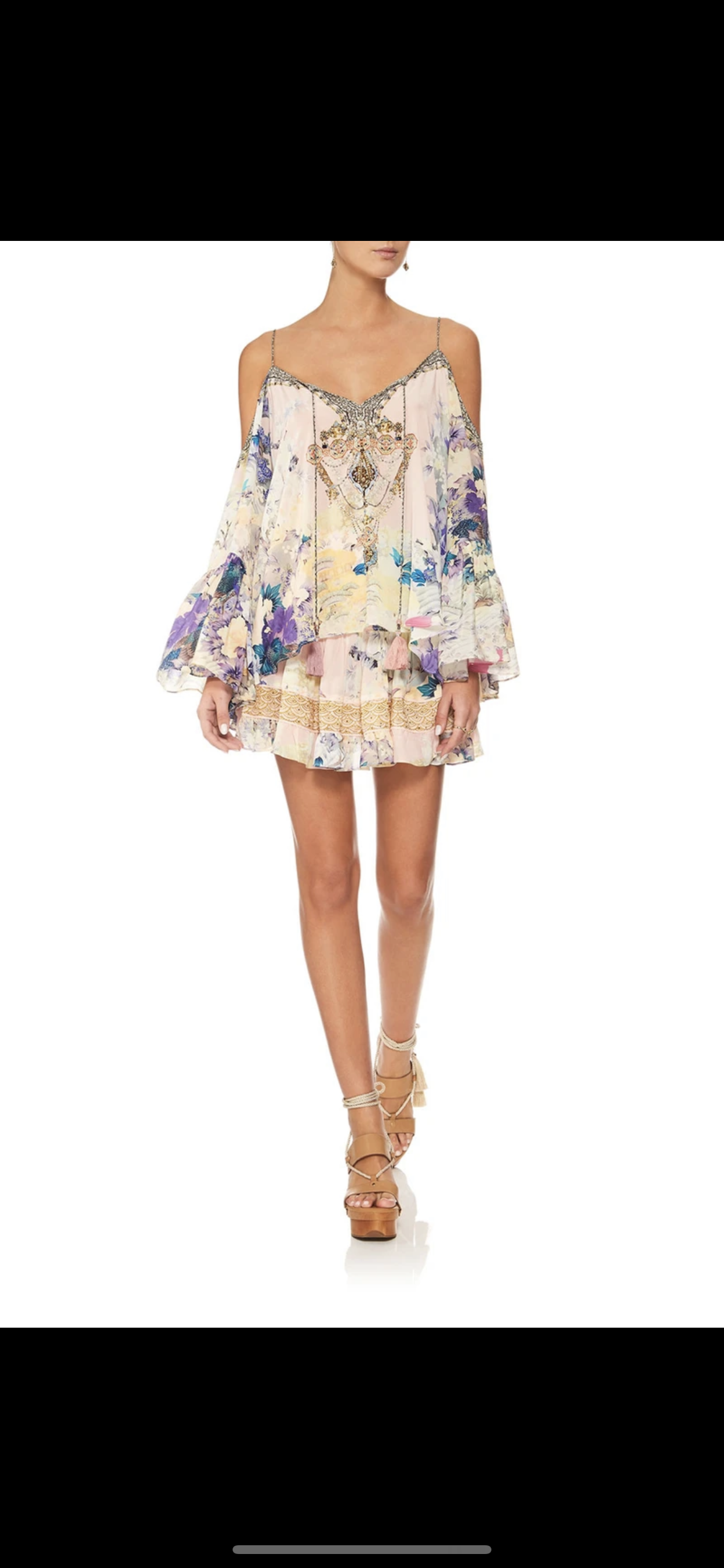 Designer rental Camilla Harajuku Heiress Top And Skirt