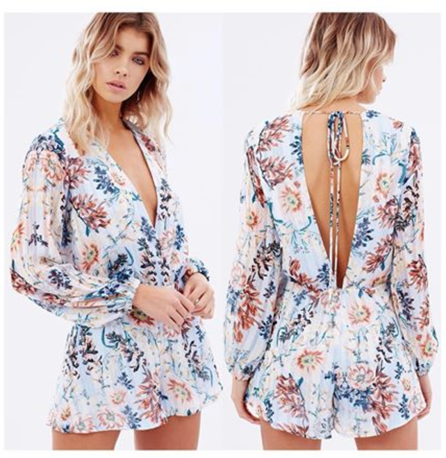 Borrow a Bec & Bridge Mystical Garden Playsuit