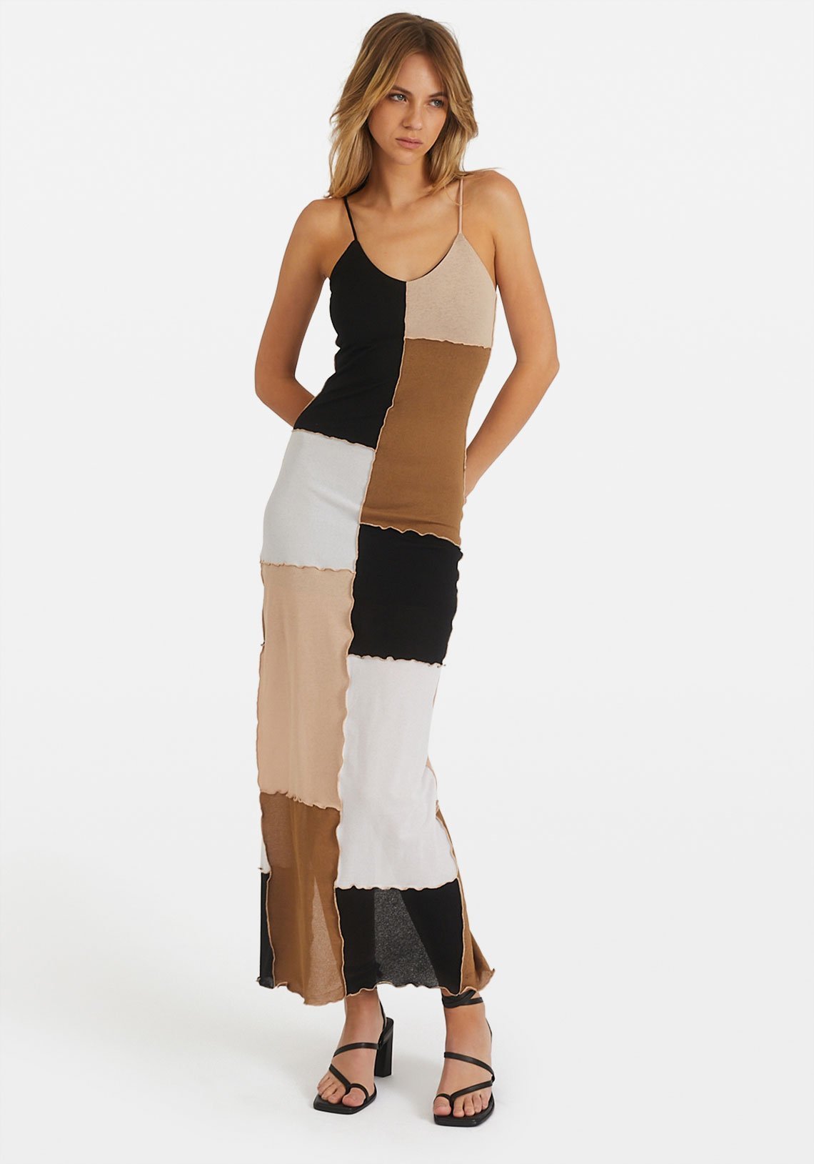 Cheap designer Chosen By Tuchuzy Patchwork Dress