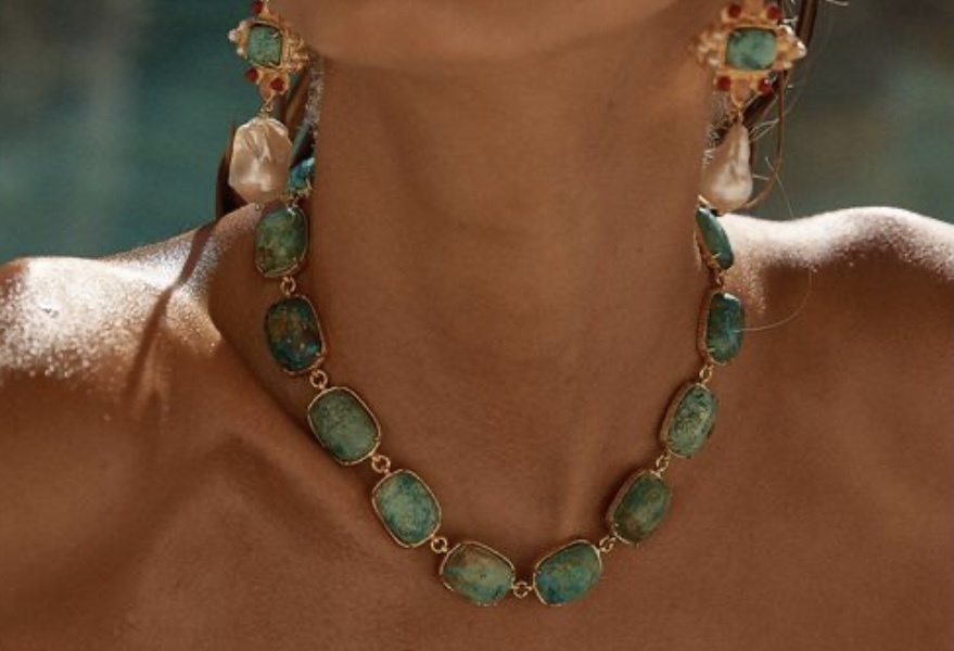 Formal rental Christie Nicolaides Dulce Necklace Turquoise