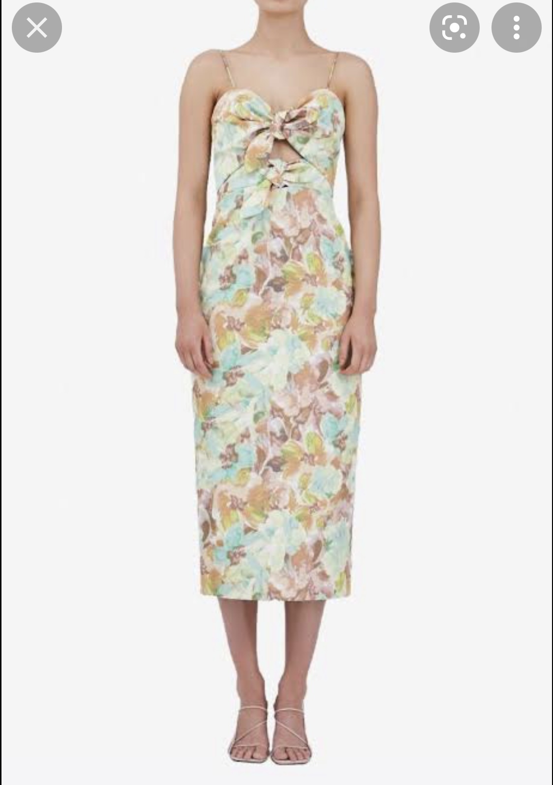 Designer rental Keepsake The Label Resolve Midi Dress