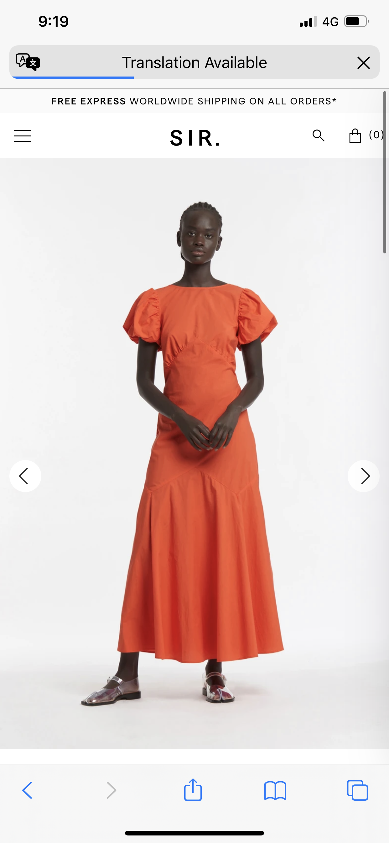 Sir The Label Red for hire