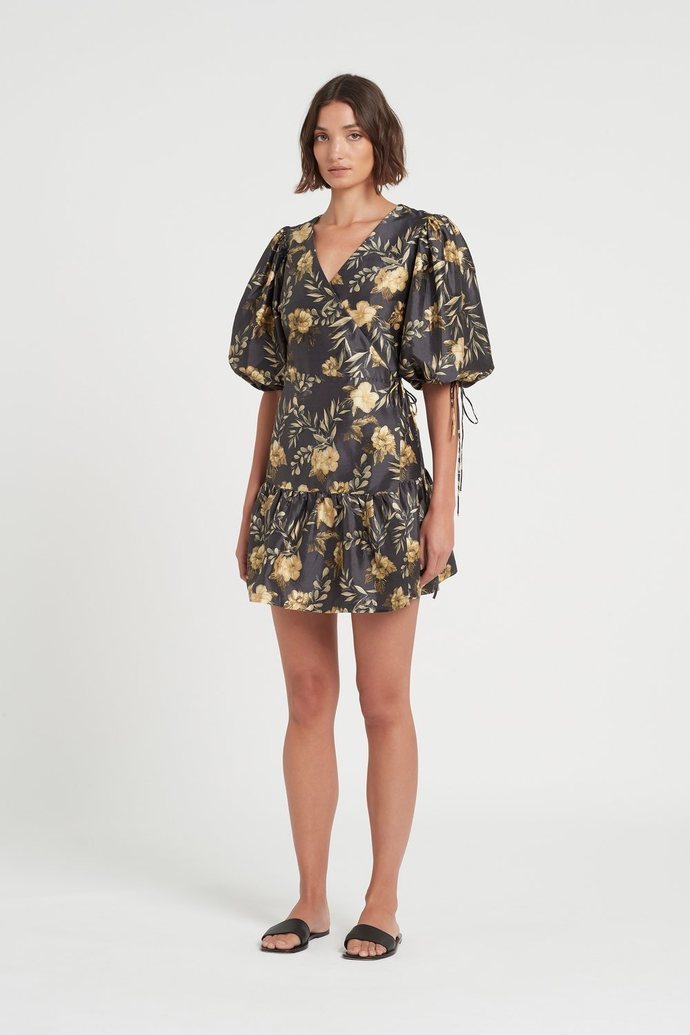 Borrow a Sir The Label Carmen Wrap Mini Dress