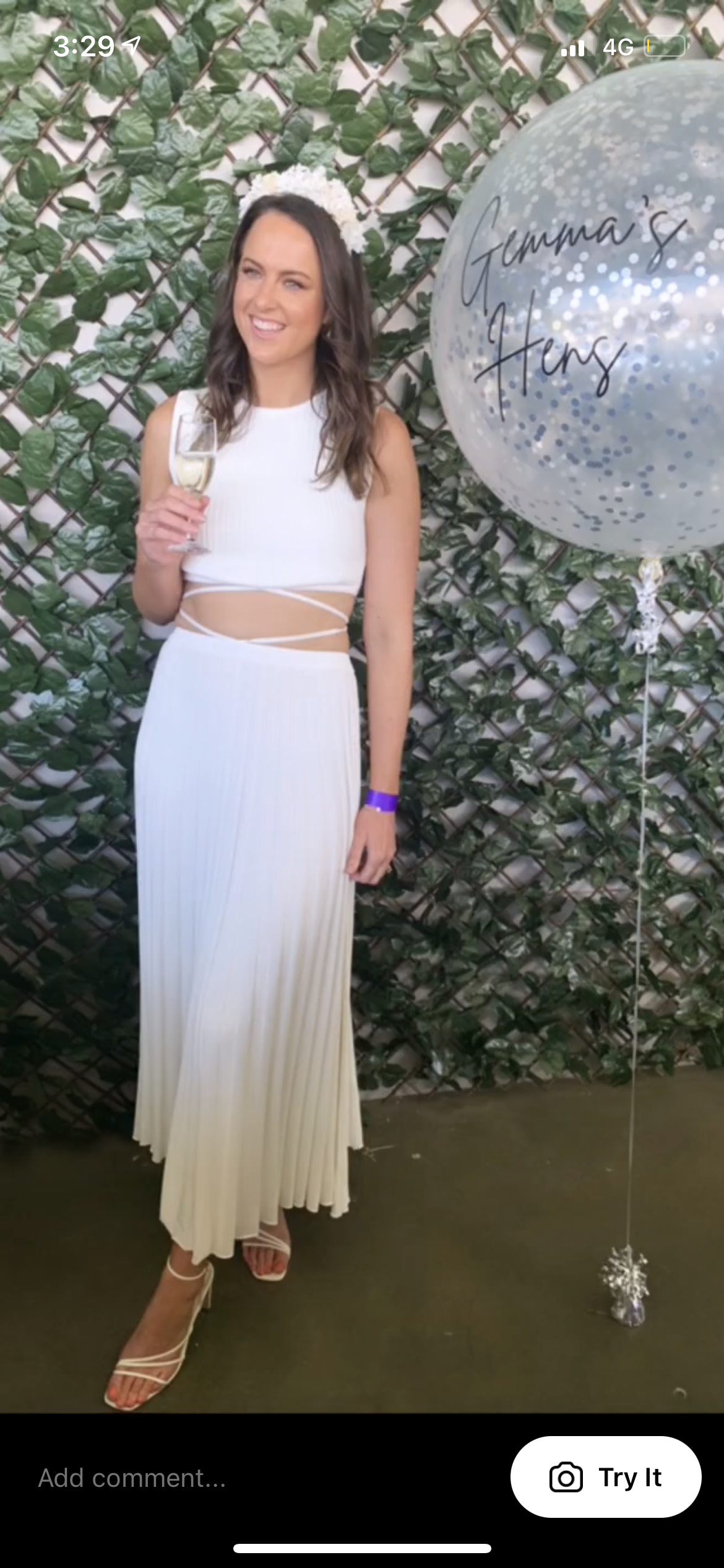 For rent a Christopher Esber Pleated Knit Skirt And Knit Tie Crop