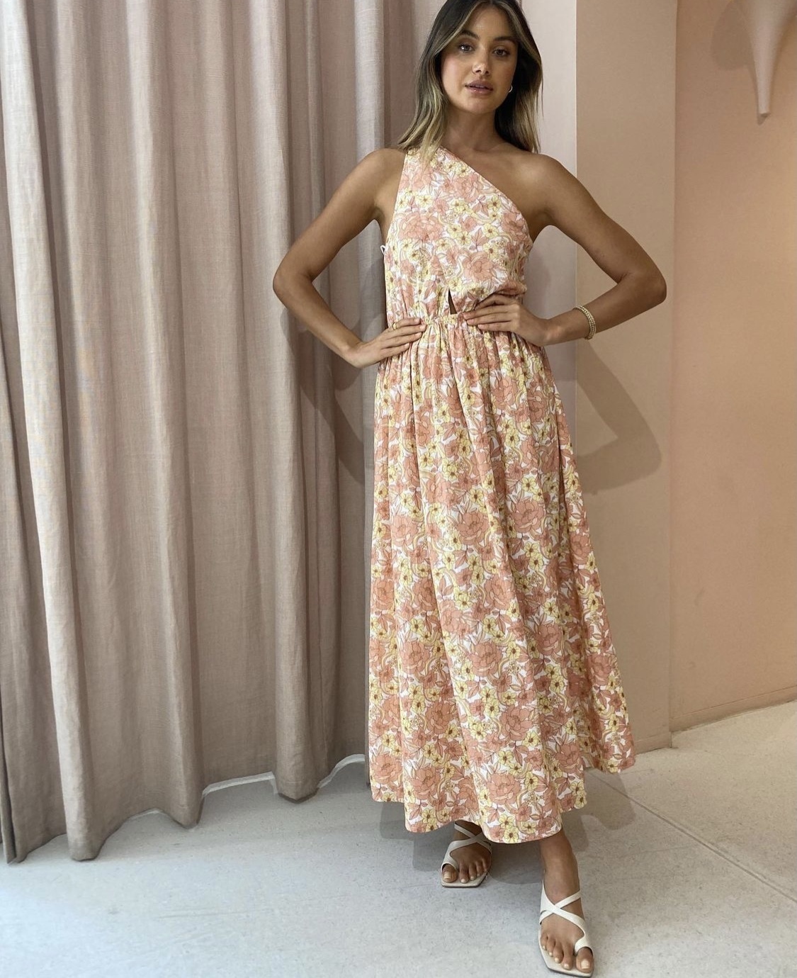 Cheap designer By Nicola By Nicola Calypso Maxi Tie One Shoulder